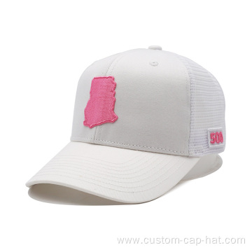 High Quality 3d+Flat Embroidered Trucker Cap